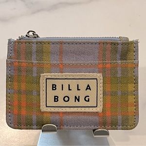 Y2K Billabong plaid wallet